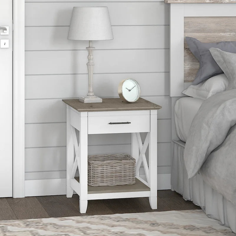 Table de chevet avec tiroir Key West Coastal de Bush Furniture