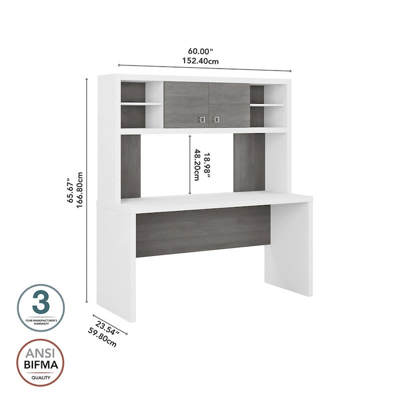 Bureau Credenza Echo 60W avec huche
