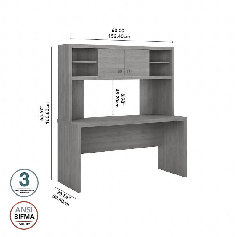 Bureau Credenza Echo 60W avec huche