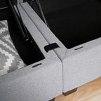 Collection Bricolage Moderne - Canapé Modulable Convertible - Canapé en Lin pour Salon, Appartement, Bureau