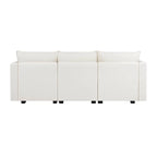 Collection Bricolage Moderne - Canapé Modulable Convertible - Canapé en Lin pour Salon, Appartement, Bureau