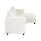 Collection Bricolage Moderne - Canapé Modulable Convertible - Canapé en Lin pour Salon, Appartement, Bureau
