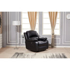 Fauteuil inclinable motorisé simple en cuir reconstitué 8018
