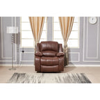 Fauteuil inclinable motorisé simple en cuir reconstitué 8018