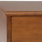 Table basse rectangulaire WYNDENHALL Tierney en bois massif, 48 pouces de large, style moderne du milieu du siècle - 48 L x 22 P x 20 H