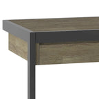 Bureau d'ordinateur industriel en bois d'acacia massif Cecilia