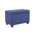 Banc de rangement Porthos Home Vivi en tissu à couvercle basculant