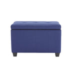 Banc de rangement Porthos Home Vivi en tissu à couvercle basculant