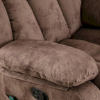 360 Rotatable Swing Manual Massage Rocker Recliner With Heat And Vibration