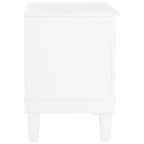 SAFAVIEH Georgeann White 3-Drawer Nightstand