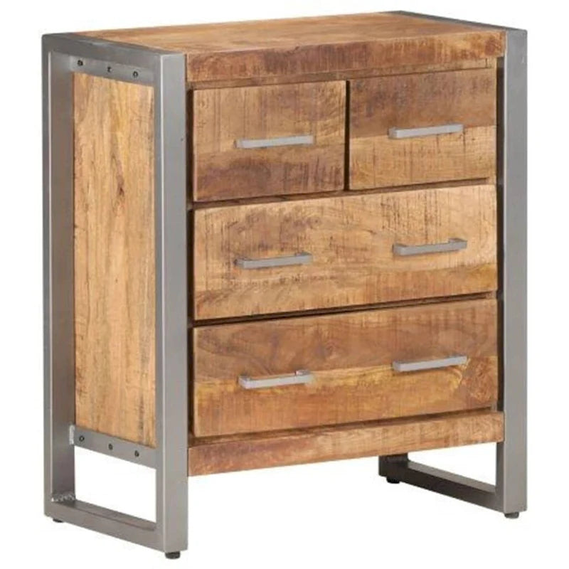 Sideboard 23.6x13.8x27.6 Rough Mango Wood