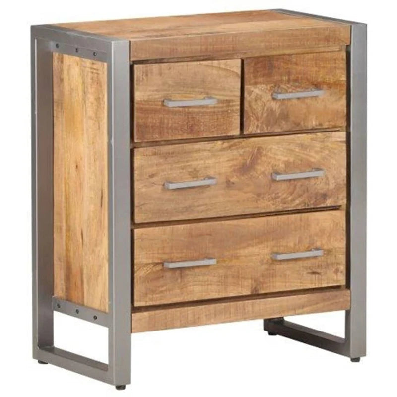 Sideboard 23.6x13.8x27.6 Rough Mango Wood