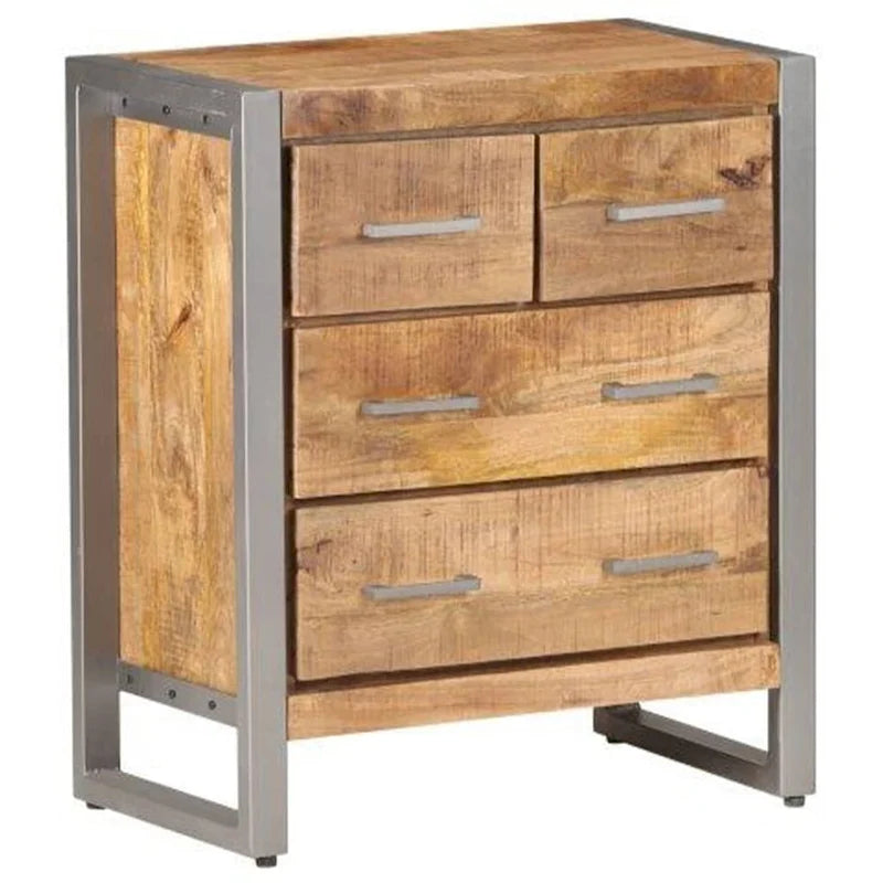 Sideboard 23.6x13.8x27.6 Rough Mango Wood