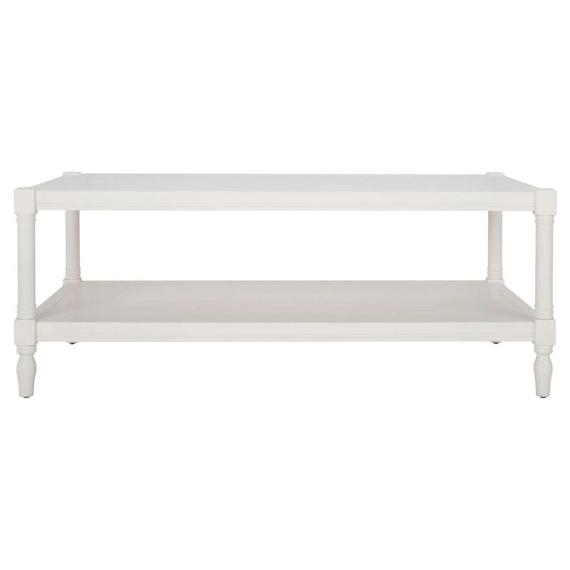 Table basse Eudora blanche - 47,2 x 23,6 x 18,9 - 47Lx24Px19H