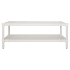 Table basse Eudora blanche - 47,2 x 23,6 x 18,9 - 47Lx24Px19H