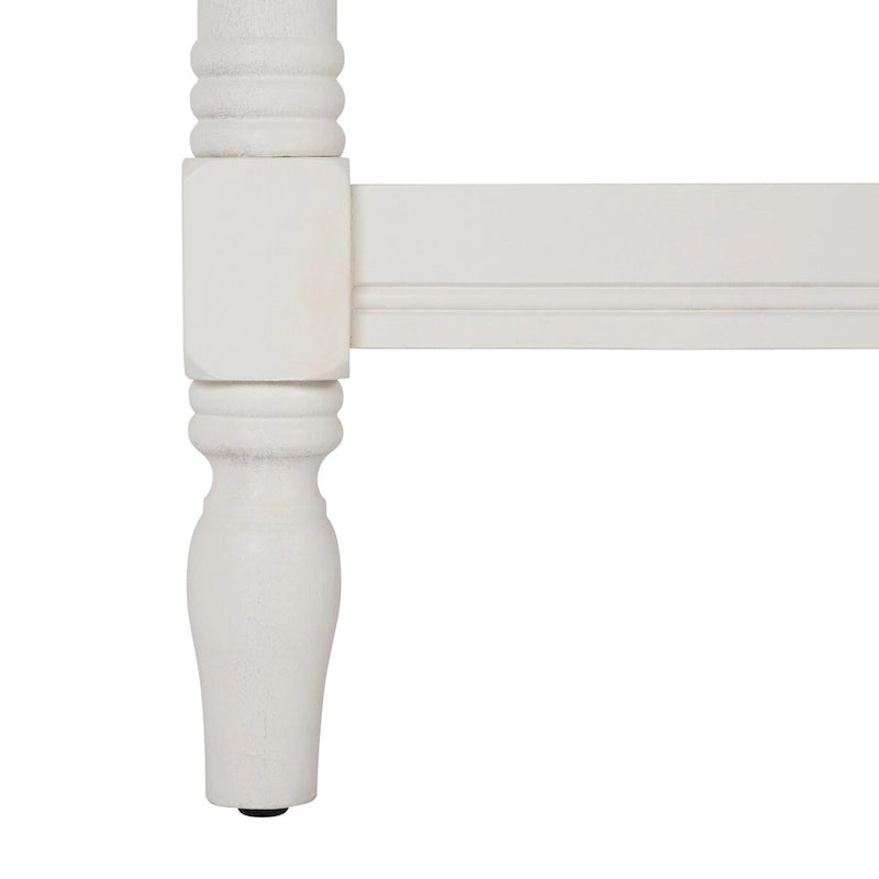 Table basse Eudora blanche - 47,2 x 23,6 x 18,9 - 47Lx24Px19H