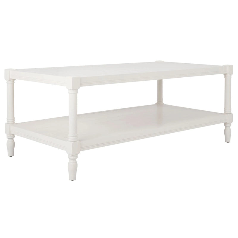 Table basse Eudora blanche - 47,2 x 23,6 x 18,9 - 47Lx24Px19H