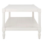 Table basse Eudora blanche - 47,2 x 23,6 x 18,9 - 47Lx24Px19H