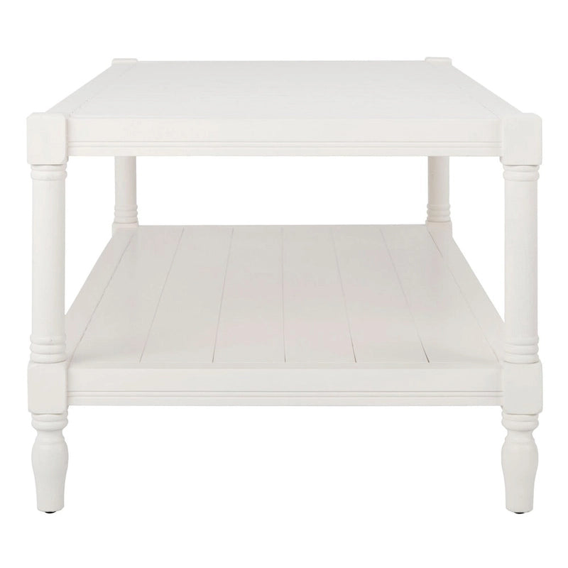 Table basse Eudora blanche - 47,2 x 23,6 x 18,9 - 47Lx24Px19H