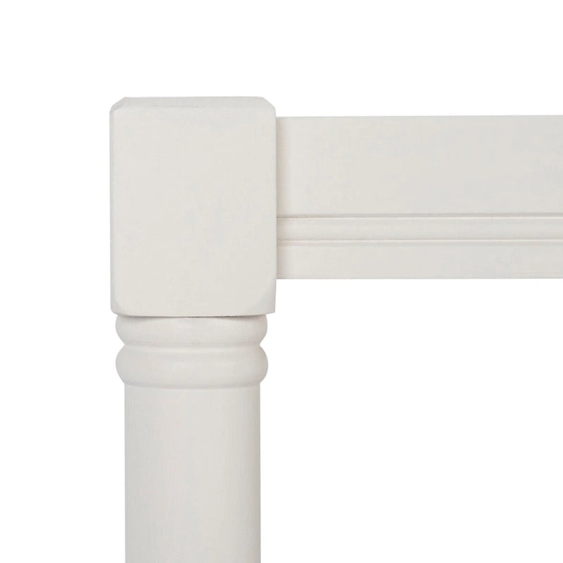 Table basse Eudora blanche - 47,2 x 23,6 x 18,9 - 47Lx24Px19H