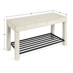 Banc d'entrée de ferme Kate et Laurel Jeran