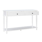 Console en bois blanc