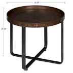 Table d'appoint ronde Kate et Laurel Zabel