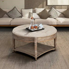 Large Round Ottoman Coffee Table