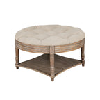 Large Round Ottoman Coffee Table
