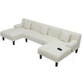 Canapés modulaires en U en chenille, canapé modulaire moderne - 45.6L x 106.3P x 26.7H